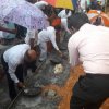 නව තෙමහල් ගොඩනැගිල්ල සඳහා මුල්ගල තැබීම